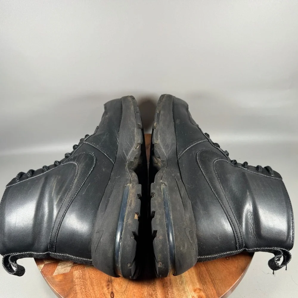 Nike Air Max Goaterra 2.0 Mens Black Leather Tactical Boots DD5016-001 Size 10